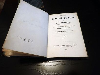 null 1841 - 1842. Lord Jocelyn et K.S. MacKenzie. Deux volumes : Tome 1 : La Campagne...