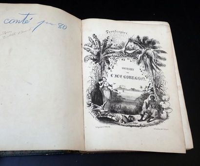 null 1847. Louis Antoine ROUSSIN (1819-1894). Souvenirs de L'ile Bourbon. Album de...