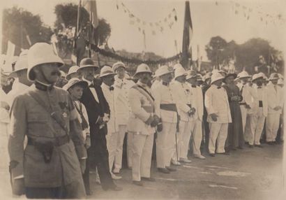 1914. 

Saïgon : inauguration de la statue...