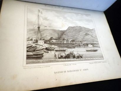 null 1847. Louis Antoine ROUSSIN (1819-1894). Souvenirs de L'ile Bourbon. Album de...