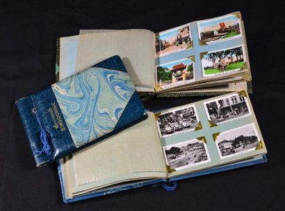 null 1950

Souvenirs d'Indochine, 3 petits albums de 11 x 16,5 cm,

Saïgon, circa...