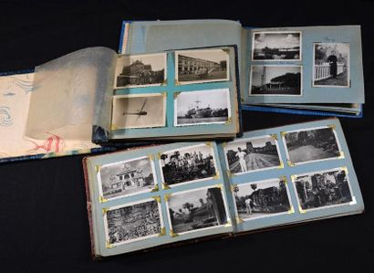 null 1950

Souvenirs d'Indochine, 3 petits albums de 16x 23 cm, 

Saïgon, circa 1950,...