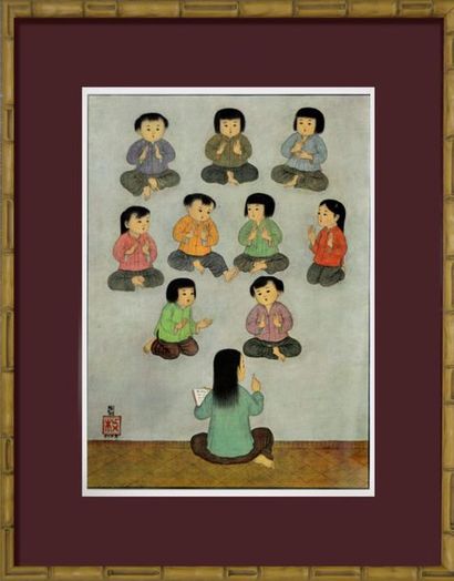 MAI-THU (1906-1980). La prière des enfants....