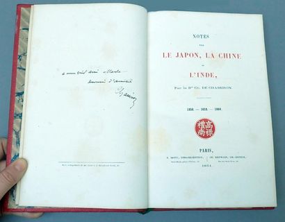 null 1861. Baron Charles de Chassiron. Notes sur le Japon, la Chine et l'Inde : 1858-1859-1860....