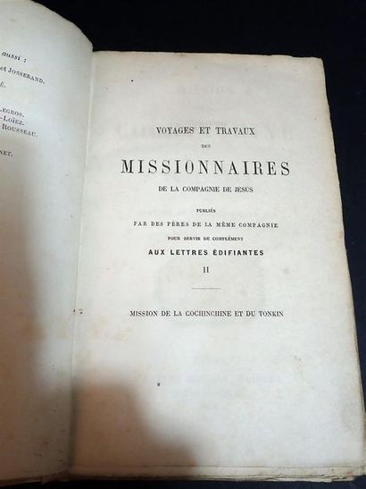 null 1858. Mission de la Cochinchine et du Tonkin.Voyages et travaux des missionnaires...