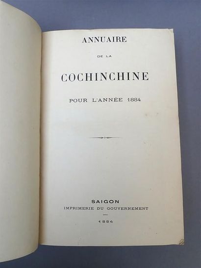 null 1866 - 1888. Annuaire de la Cochinchine française. Années 1866, 1878, 1880,...