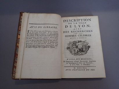 null [CLAPASSON]

Description de la ville de Lyon, avec des recherches sur les hommes...