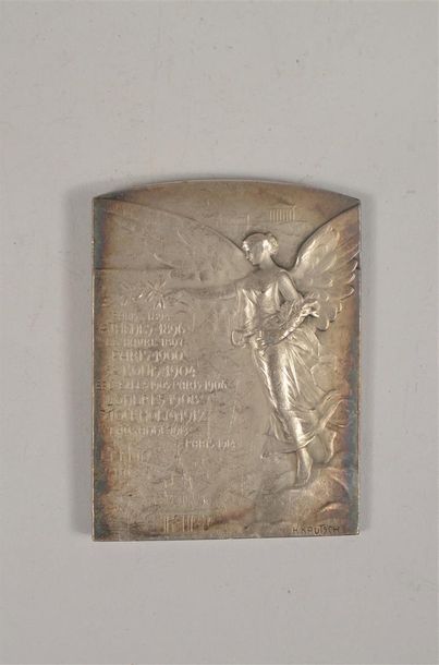 null Médaille de Pierre de Coubertin pour le XXème anniversaire du rétablissement...