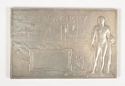 null Médaille du 6ème Congrès International Olympique en 1914. En bronze argenté...