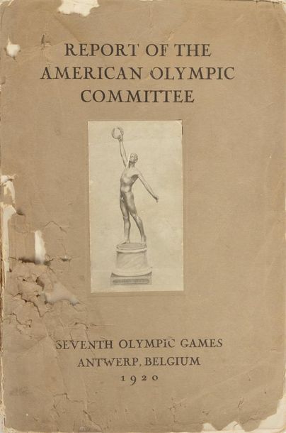 null Rapport officiel du Comité Olympique Américain. 452 pages. Nombreuses illustrations....