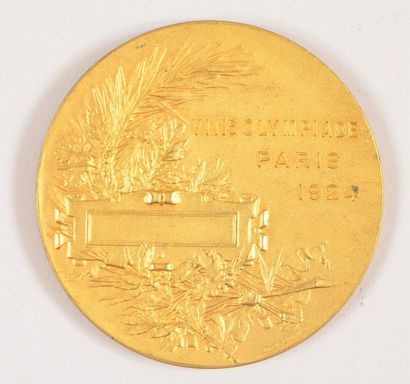 null Médaille commémorative de la VIIIème Olympiade Paris 1924 par Roty-Bertrand....