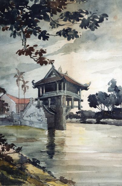 null Ecole des Beaux Arts de l'Indochine

Le pagode du pilier unique à Hanoï (Môt...