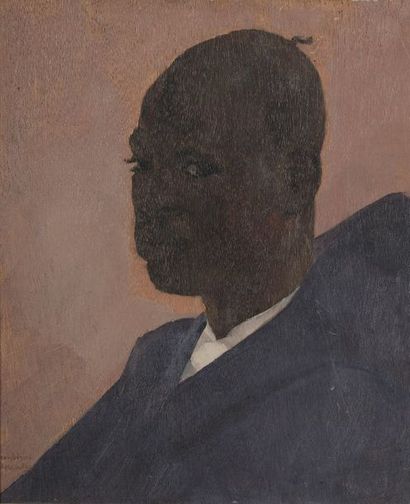 null Jean-Désiré BASCOULES (1886-1976)

Portrait d'Africain. Huile sur panneau encadrée...