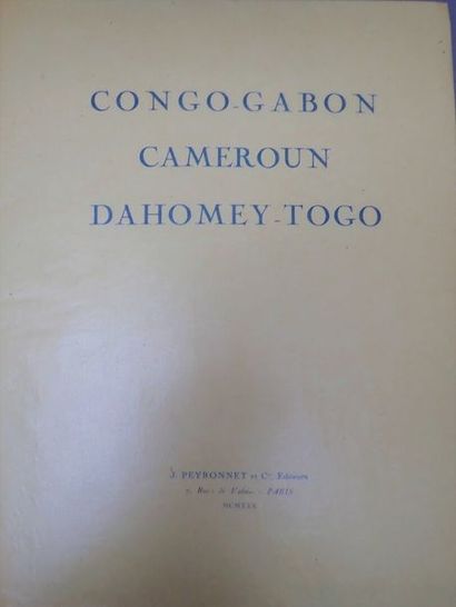 null Léon PÊTRE, André HERVIAUL. Congo Gabon Cameroun Dahomey Togo. Peyronnet, Paris,...