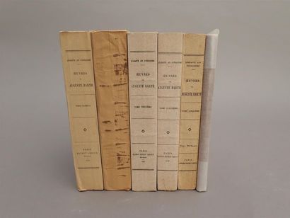 null Lot de 6 volumes: - BARTH (Auguste), Quarante ans d'indianisme, oeuvres de Auguste...