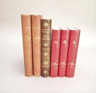 null Lot sur l'Extrême Orient (6 volumes): 

- LYALL (Alfred C.), Etudes sur les...