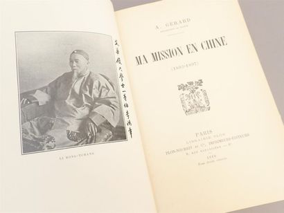 null GERARD (A.), Ma mission en Chine (1893-1897),

P., Plon 1918, in-8, LI-347 pp.,...