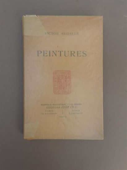 null SEGALEN (Victor), Peintures,

P., Crès 1916, in-12, 212 pp., broché, couverture...