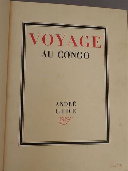 null GIDE André - ALLEGRET Marc. Voyage au Congo. Suivi du retour du Tchad. Paris,...