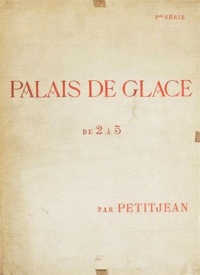 null Petitjean. Album «Palais de Glace» 1ere série de 2 à 5 comportant 36 estampes...