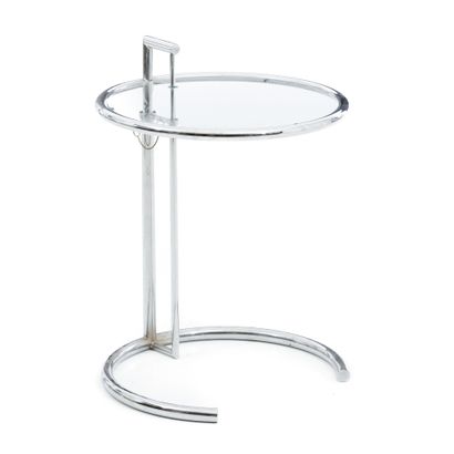 Style of EILEEN GRAY - Side table Style EILEEN GRAY - Table d'appoint Italie, vers... Gazette Drouot