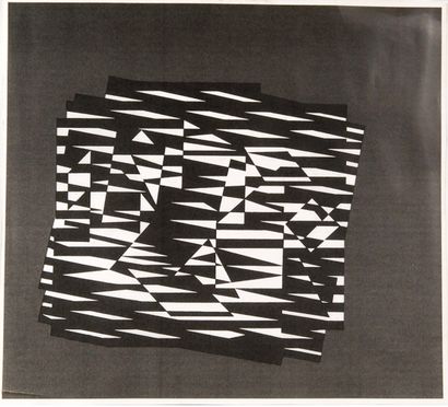 Victor Vasarely (1906-1997)-graphic Victor Vasarely (1906-1997)-graphique, sur papier,... Gazette Drouot