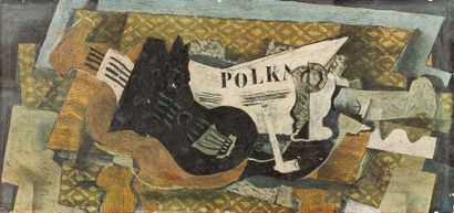 Georges Braque (1882-1963)-graphic Georges Braque (1882-1963)-graphic, Polka, cubist... Gazette Drouot