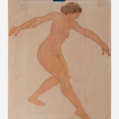 Auguste Rodin (1840-1917)-attributed Auguste Rodin (1840-1917)-attribué, Etude de... Gazette Drouot