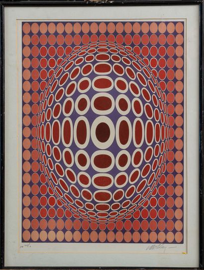 Victor Vasarely (1906-1997) – Graphic Victor Vasarely (1906-1997) – Graphic, OP-Art... Gazette Drouot