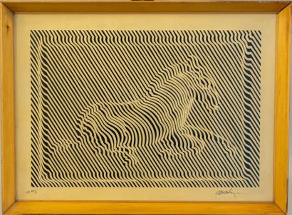 Victor Vasarely (1906-1997) – Graphic Victor Vasarely (1906-1997) – Graphic, OP-Art,... Gazette Drouot