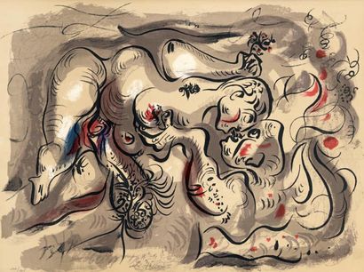 André MASSON (1896-1987) Dessins érotiques, 1971
20 lithographies, signées et justifiées...