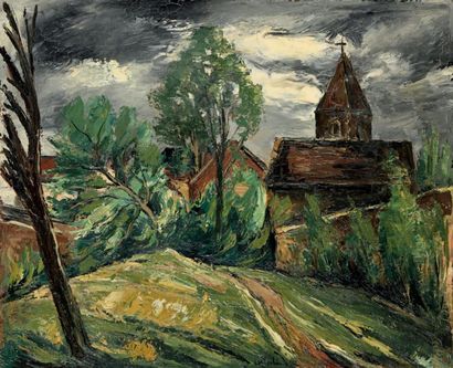 Anders OSTERLIND (1887-1960) Paysage
Huile sur toile, signée en bas vers la droite.
55...