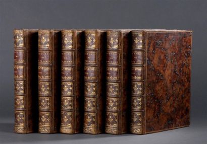 null MOLIÈRE. Oeuvres. A Paris, s. n. [Prault], 1734. 6 volumes in-4°, veau, triple...