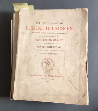 null [DELACROIX]. ROBAUT (Alfred). L'OEuvre complet de Eugène Delacroix. Peintures,...