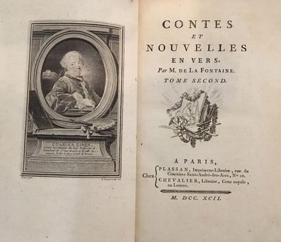 null LA FONTAINE (Jean de). Contes et nouvelles en vers. A Paris, Chez Plassan, Imprimeur-Libraire,...
