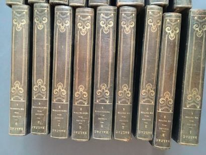 null BALZAC (Honoré de). OEuvres complètes. Paris, Houssiaux, 1866-1874. 20 volumes...