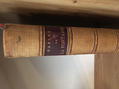 null La FONTAINE (Jean de). Fables. Paris, Librairie de L. Hachette et Cie, 1868....
