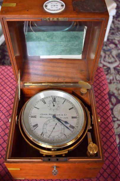null Chronomètre de marine de marque John Morton, vers 1920 