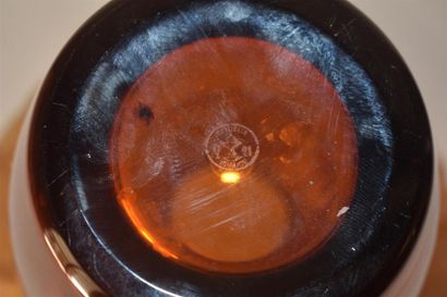 null Important vase en cristal de Portieux
Signé sous la base
H. 36 cm