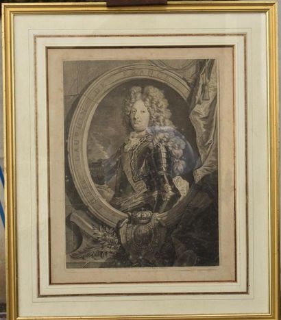 null Pierre DREVET (1663 - 1738) d'après Hyacinthe RIGAUD (1659 - 1743)
Portrait...