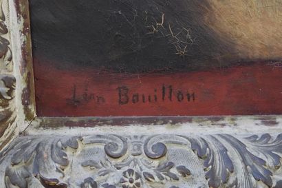 null Léon BOUILLON (c. 1850 - c. 1900)
Jeune fille à la pomme
Huile sur toile
Signée...