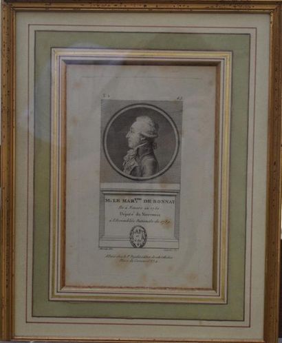 null D'après Jean-Michel MOREAU (1741 - 1814)
Portraits d'Armand Sigismont, Comte...
