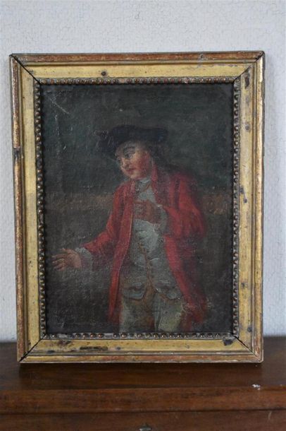 Ecole française du XVIIIe siècle 
Portrait...