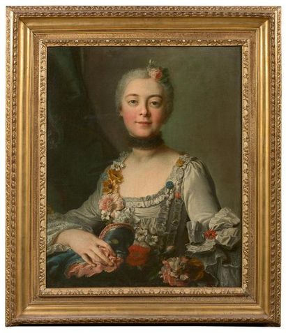 null Jean VALADE (Poitiers 1709 - Paris 1787)
Portrait d'Anne Nicole de Lamoignon...