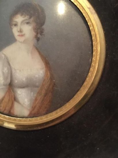 null École française , vers 1830
Jenny de la Genetière
Vues de propriétés
Deux aquarelles...