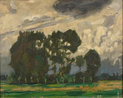 Maurice MARINOT (1882-1960) Paysage à Vermoise,...