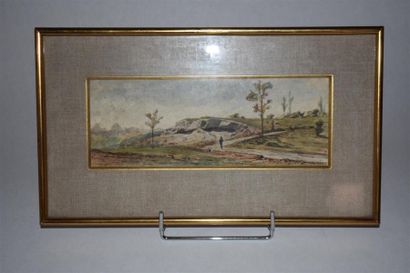 null Henri Joseph HARPIGNIES (1819-1916)
Paysage
Aquarelle
10,5 x 28,5 cm (à vue)
Signé...