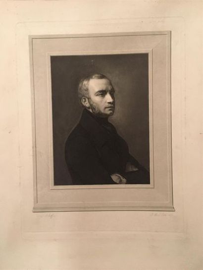 null D'après Ary Scheffer, gravé par Yves Marie de Saint-ève, 1851
Autoportrait
Gravure.
51...