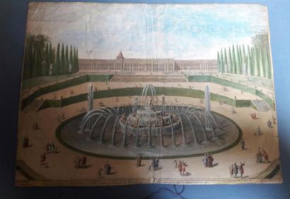 null From F. DELAMONCE engraved by Scotin l'Ainé or Fombonne
Views of groves or fountains
Five...