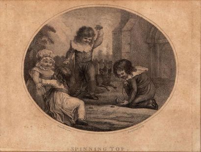 null D'après William Osborne HAMILTON 
(1751-1801)
Spinning top
Gravure.
16 x 21...